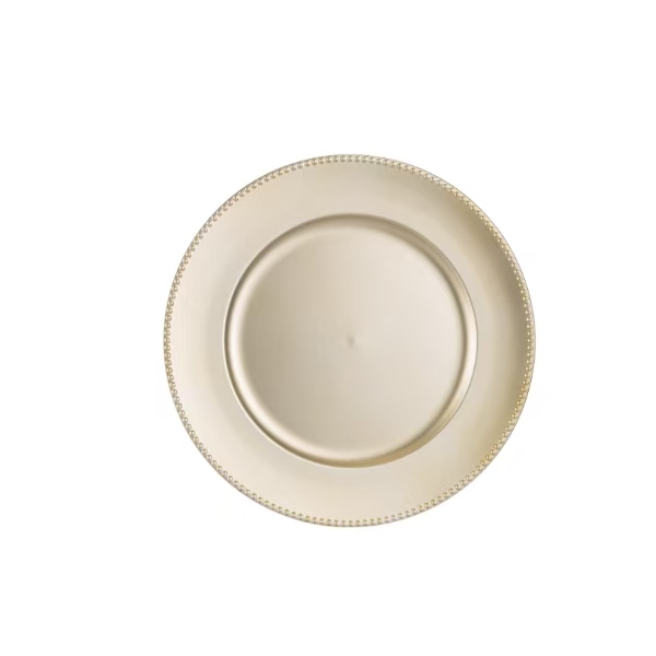 plastic charger plate, underplate